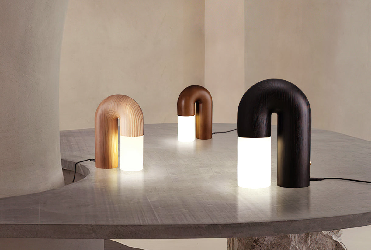 View of Exploring the Beauty of Nature: The Charm of Wooden Table Lamps – Mooijane