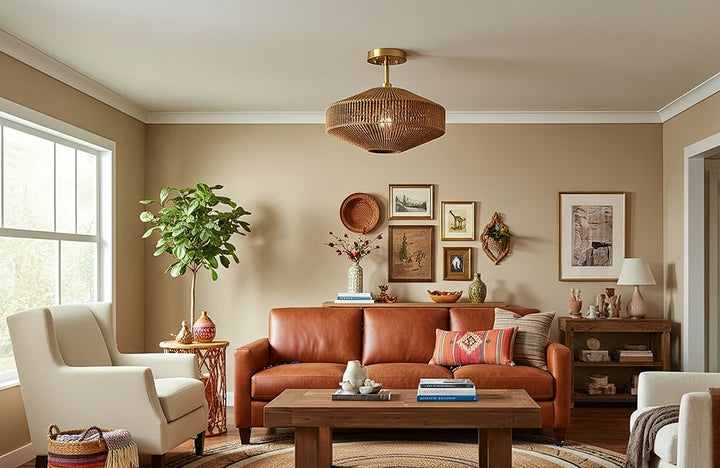 Woven lamps: the charm of natural rattan lamps