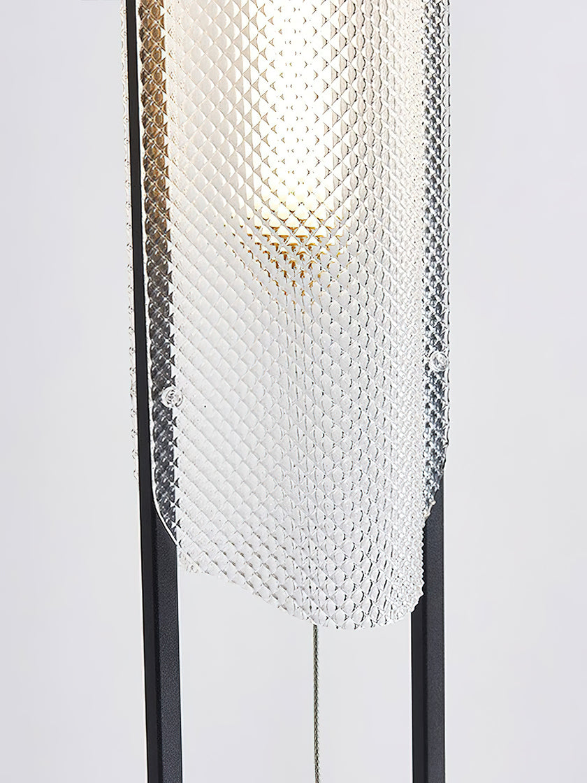 مصباح أرضي شفاف متطور