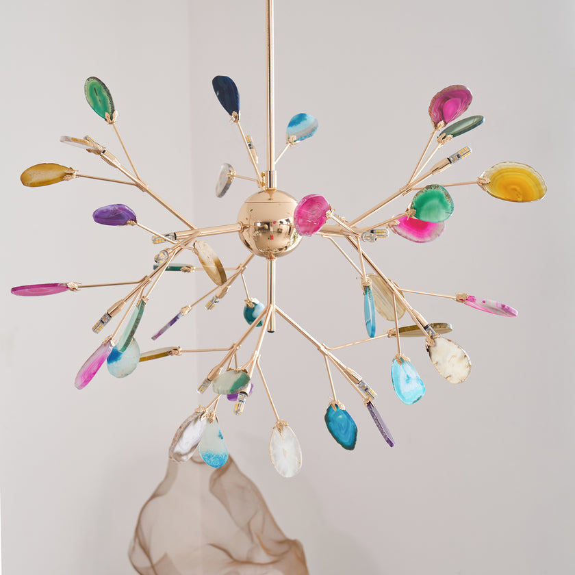 Agate Flake Chandelier