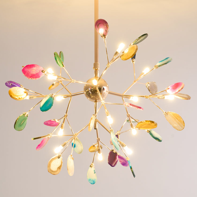 Agate Flake Chandelier