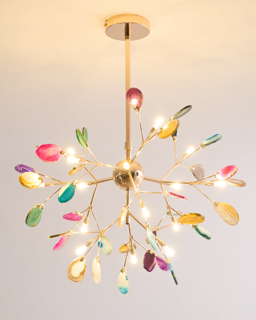 Agate Flake Chandelier