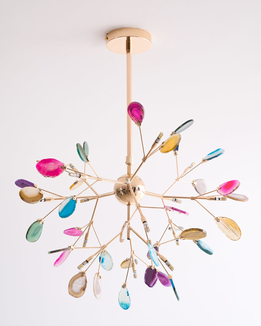 Agate Flake Chandelier