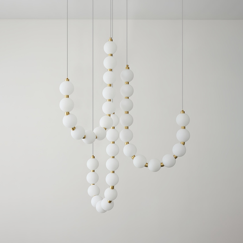 Alorbe Pearl Necklace Chandelier