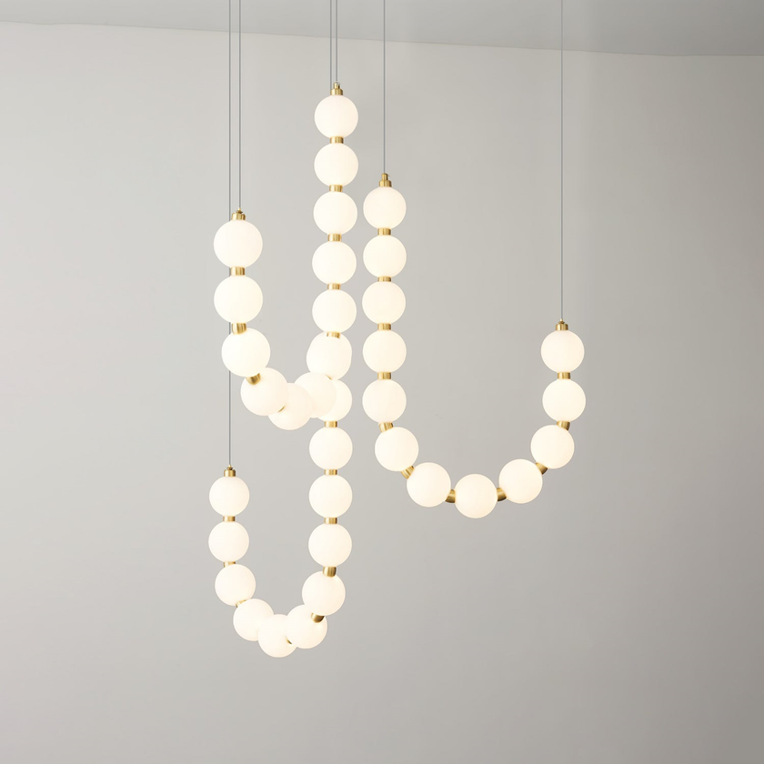 Alorbe Pearl Necklace Chandelier
