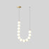 Alorbe Pearl Necklace Chandelier