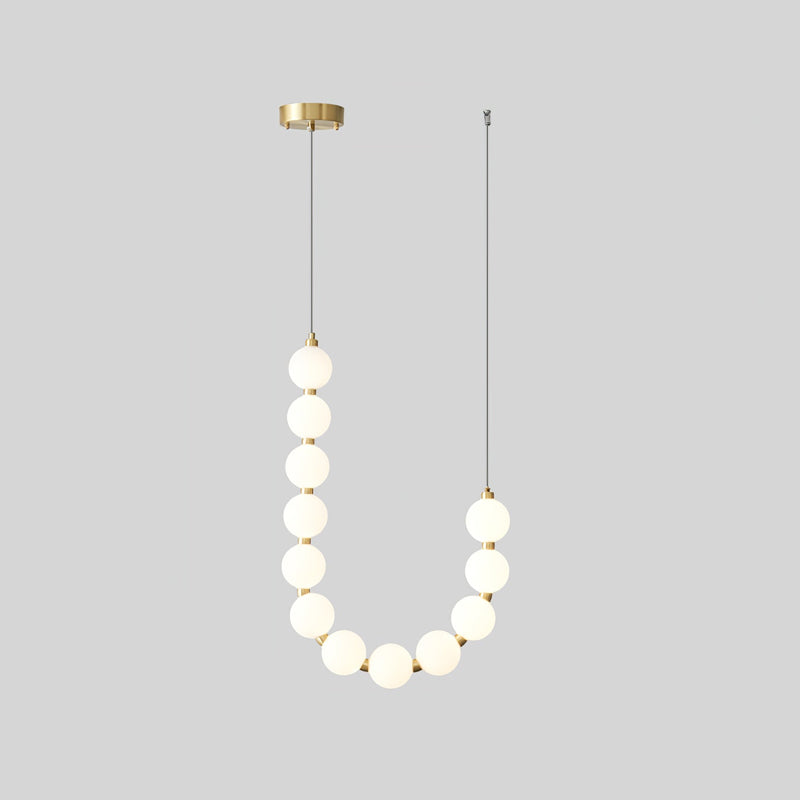 Alorbe Pearl Necklace Chandelier