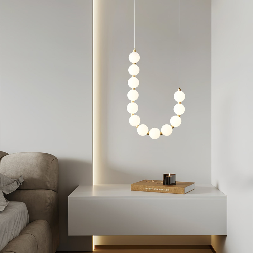 Alorbe Pearl Necklace Chandelier