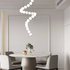 Alorbe Pearl Necklace Chandelier