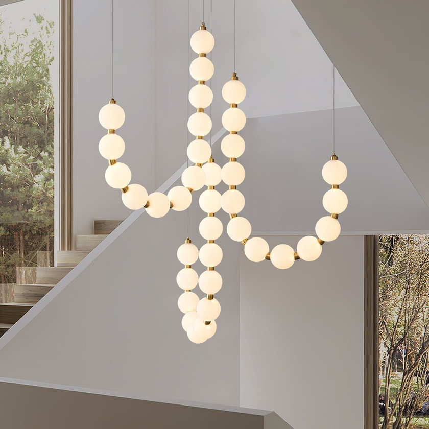 Alorbe Pearl Necklace Chandelier