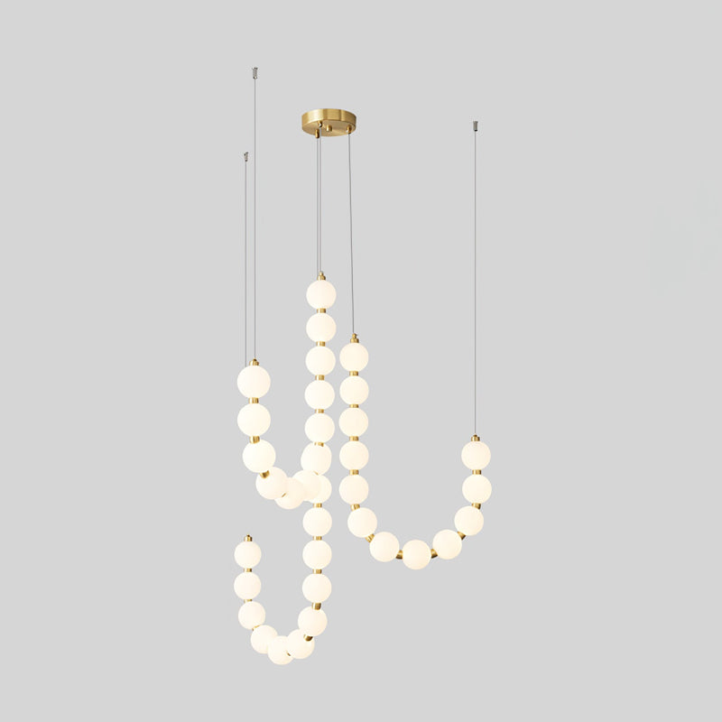 Alorbe Pearl Necklace Chandelier