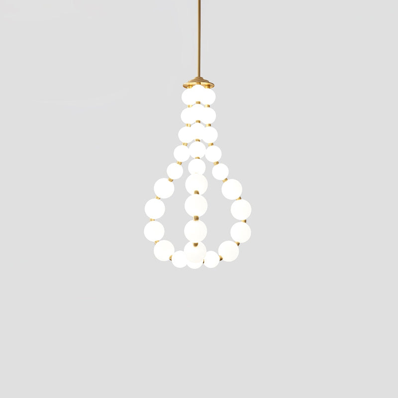 Alorbe Pearl Necklace Chandelier
