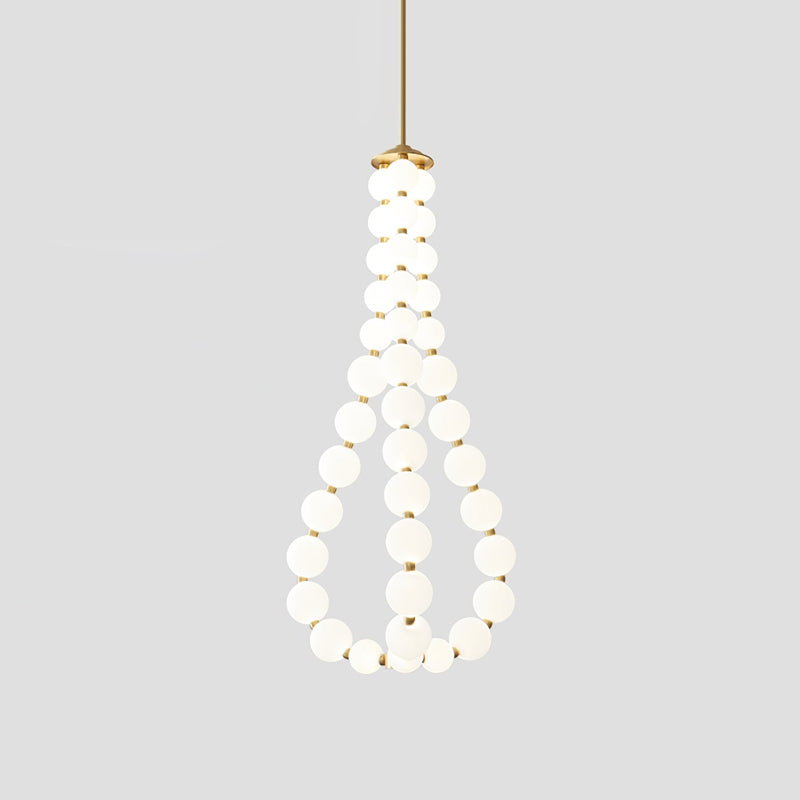 Alorbe Pearl Necklace Chandelier