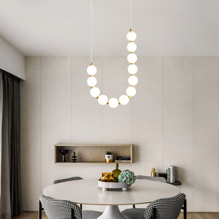 Alorbe Pearl Necklace Chandelier