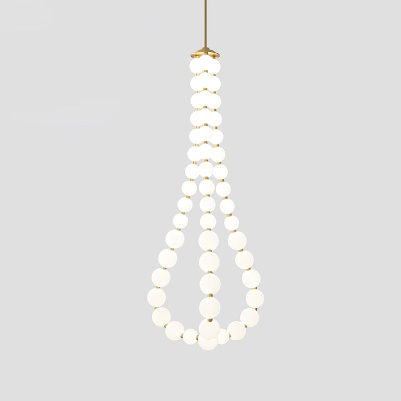 Alorbe Pearl Necklace Chandelier