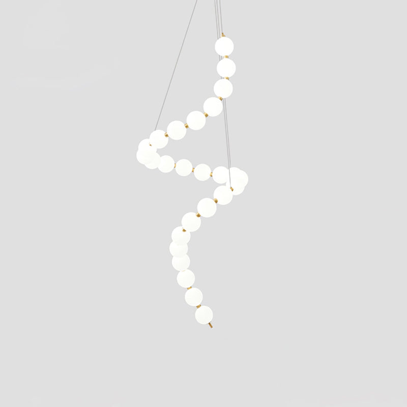 Alorbe Pearl Necklace Chandelier