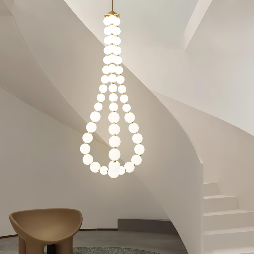 Alorbe Pearl Necklace Chandelier