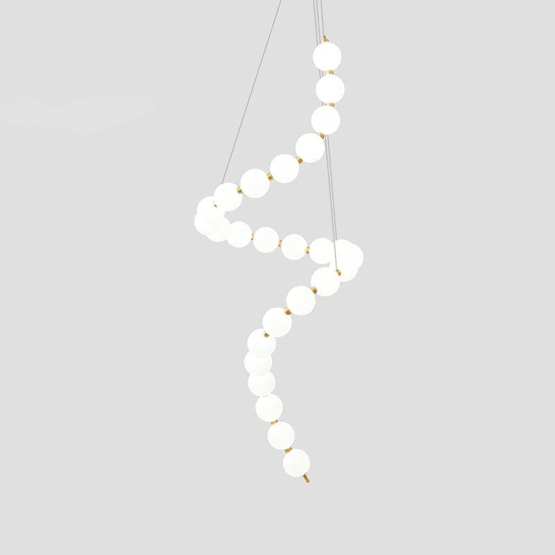 Alorbe Pearl Necklace Chandelier