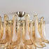 Amber Petal Glass Ceiling Lamp