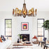 Amber Shell Chandelier