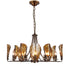 Amber Shell Chandelier