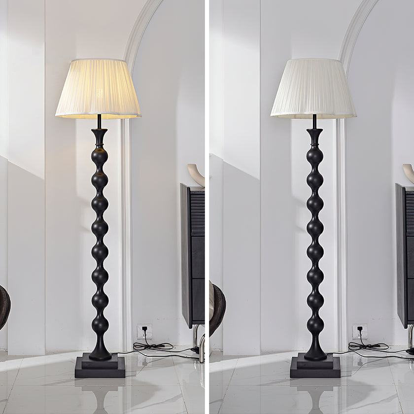 Beaded Column Floor Lamp