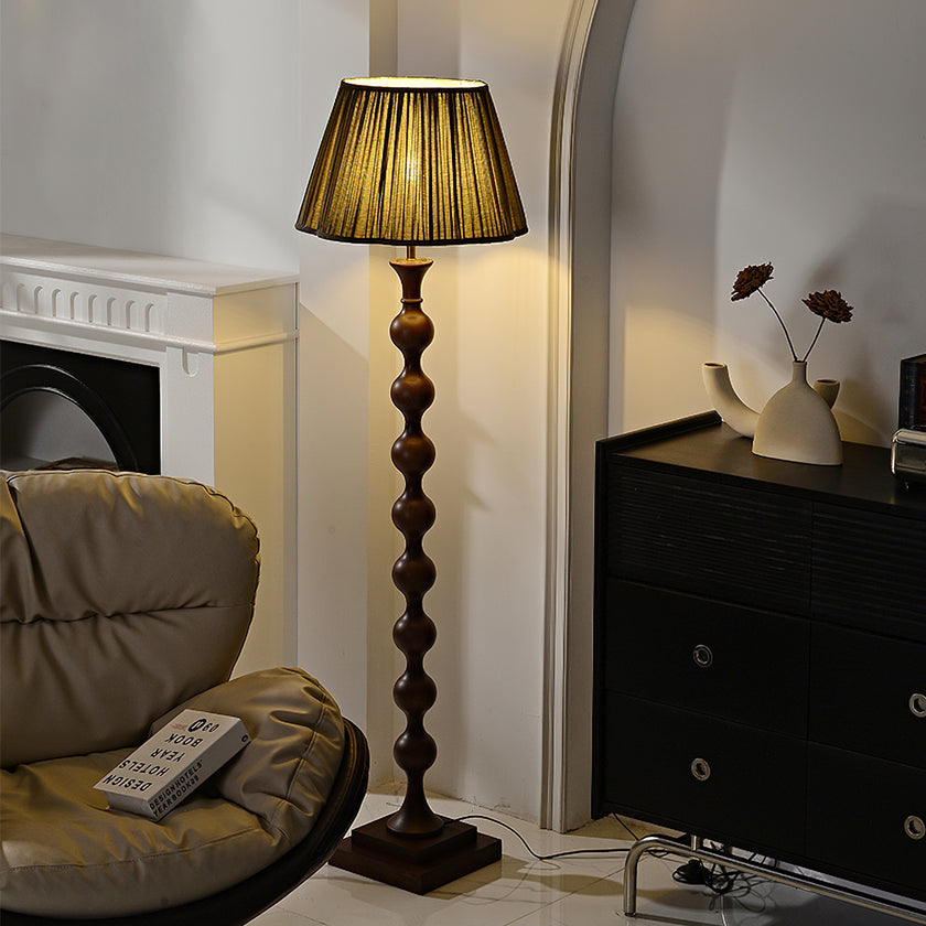 Beaded Column Floor Lamp