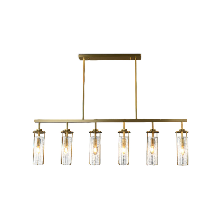 Belmont Crackle Glass Chandelier