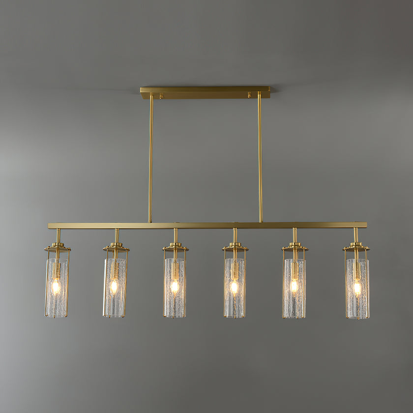 Belmont Crackle Glass Chandelier