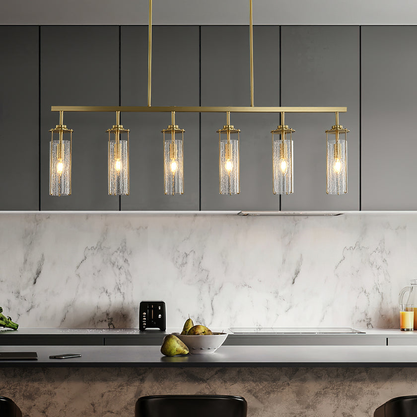 Belmont Crackle Glass Chandelier