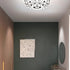 Black And White Mesh Ceiling Lamp