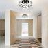 Black And White Mesh Ceiling Lamp