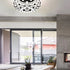 Black And White Mesh Ceiling Lamp