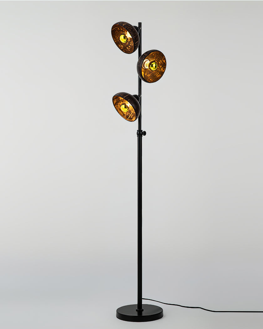 Black Shell Floor Lamp