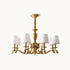 Brass Candlestick Chandelier