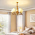 Brass Candlestick Chandelier