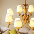 Brass Candlestick Chandelier