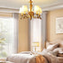 Brass Candlestick Chandelier