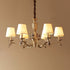 Brass Candlestick Chandelier
