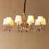 Brass Candlestick Chandelier