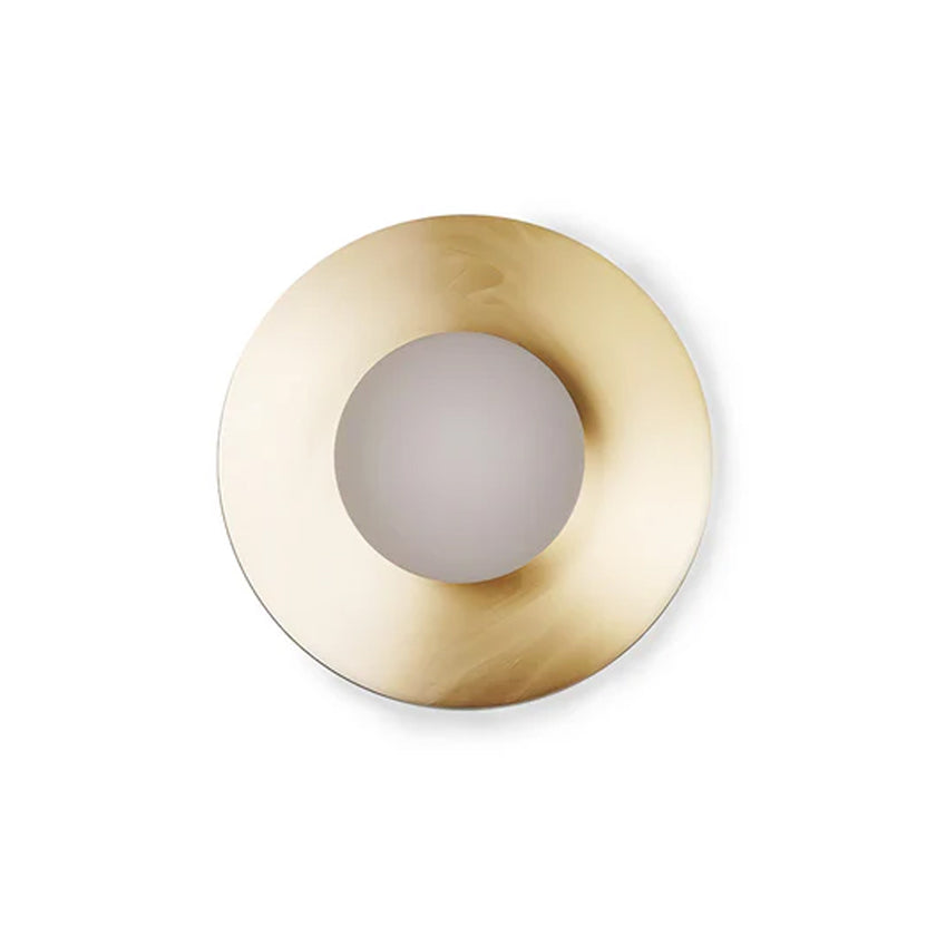 Brass Orb Wall Lamp