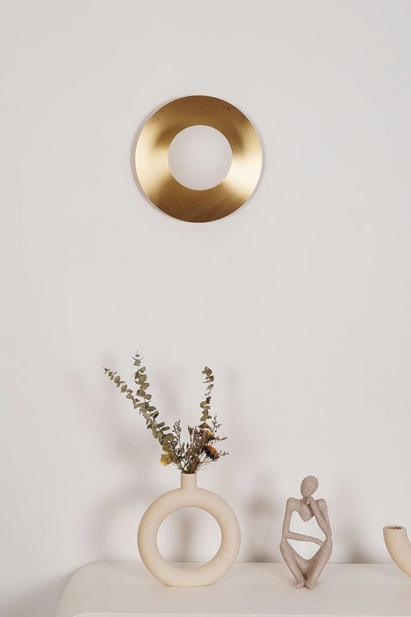 Brass Orb Wall Lamp