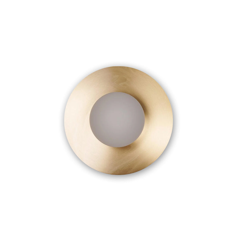 Brass Orb Wall Lamp
