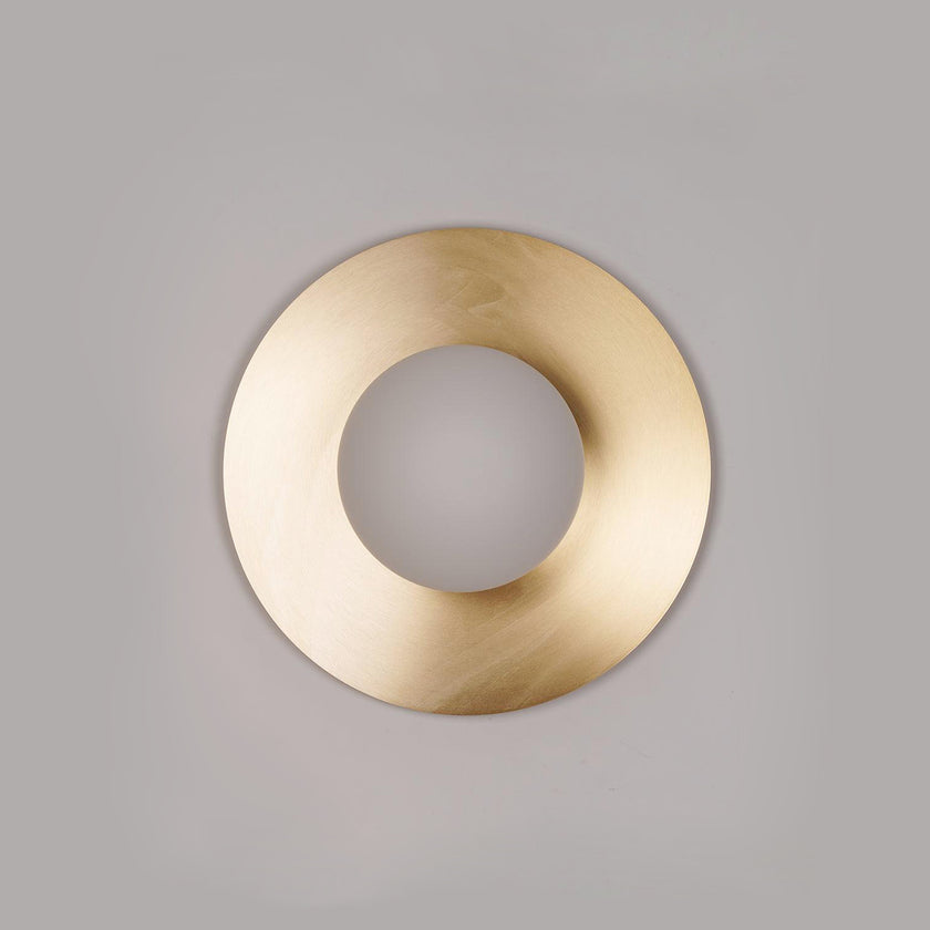 Brass Orb Wall Lamp