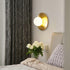 Brass Orb Wall Lamp