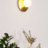 Brass Orb Wall Lamp