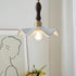 Ceramic Wave Flower Pendant Lamp