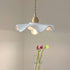 Ceramic Wave Flower Pendant Lamp