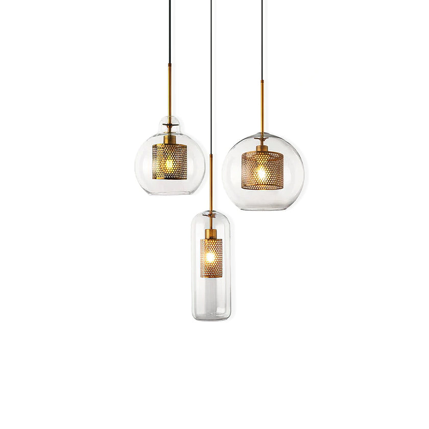 Chiswick Pendelleuchte aus Glas