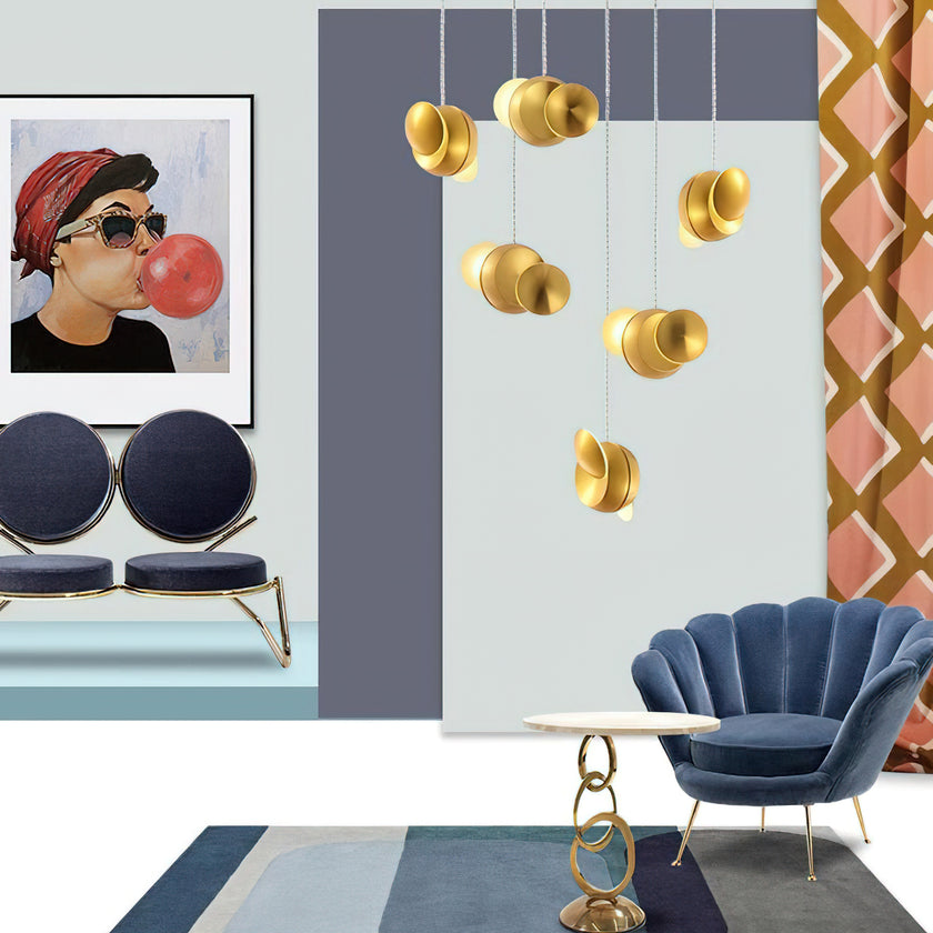 Circular Cluster Pendant Light